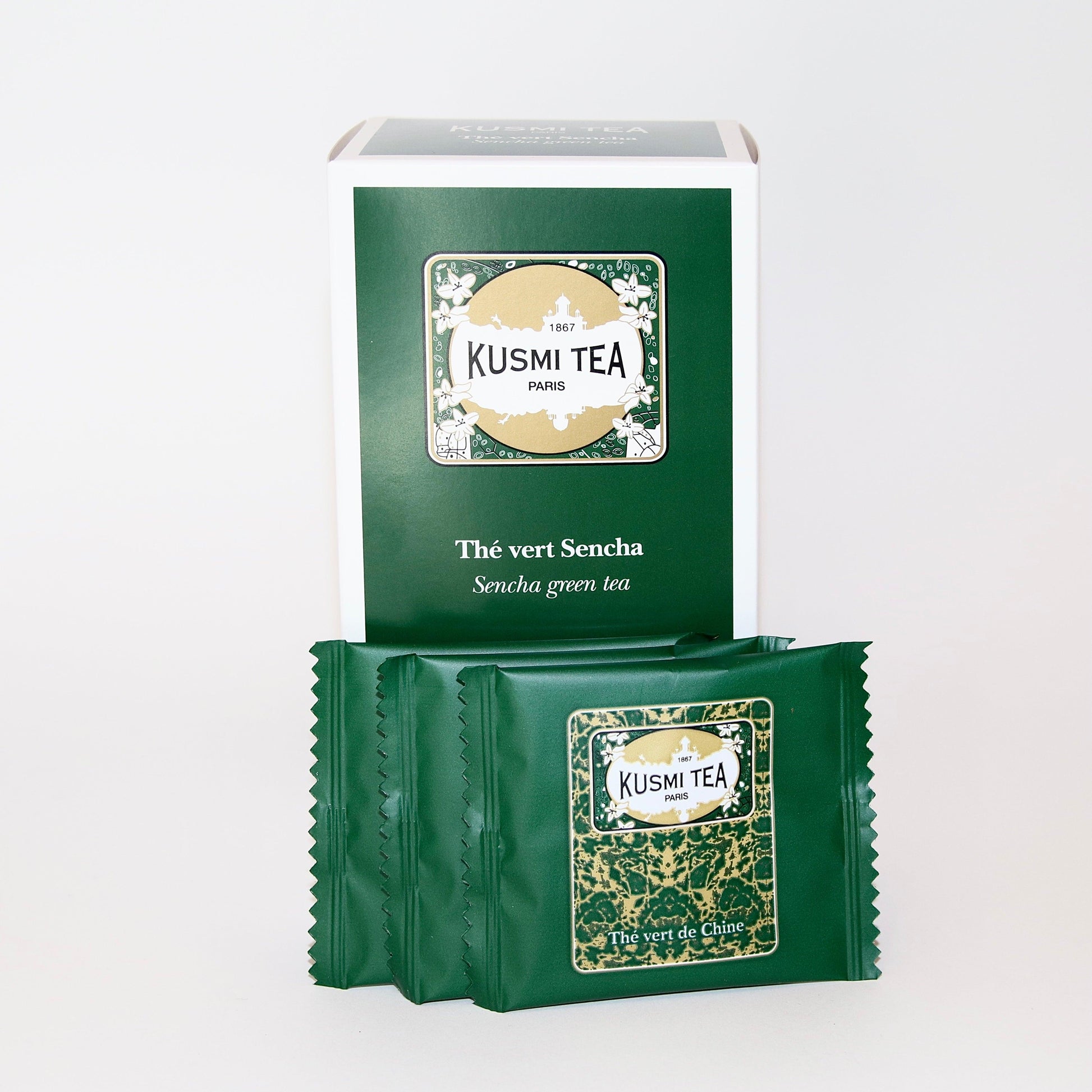 Kusmi Tea Green Sencha organiška arbata - Junora Beauty Lab